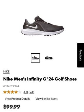 Nike Men's Infinity G '24 Golf Shoes M7
